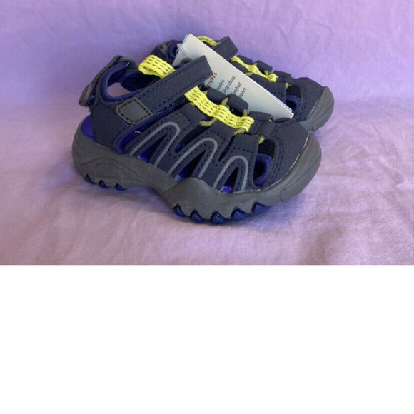 Cat & Jack Afton Hiking Sandals Navy 12 - Picture 5 of 7